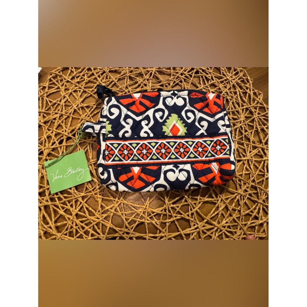 Vera Bradley Quilted Floral Small Cosmetic Pouch NWT